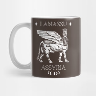 Lamassu Illustration (white print) Mug